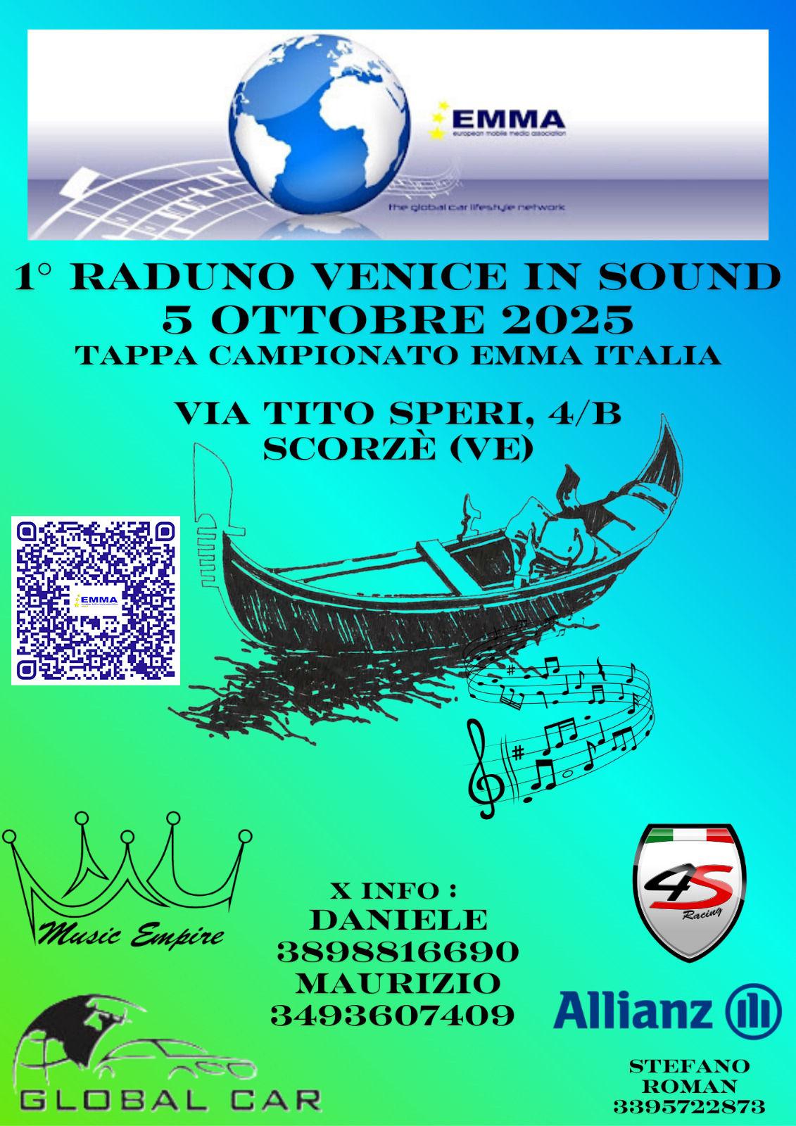 1° Raduno Venice in Sound - Scorzè (VE) 05/10/2025 @ Via Tito Speri, 4/B | Scorzè | Veneto | Italy